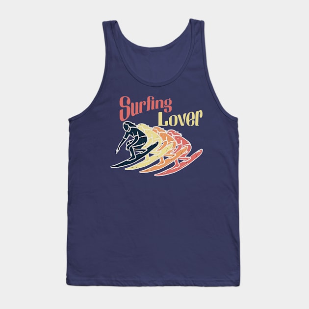 Surfing Lover Tank Top by RiyanRizqi